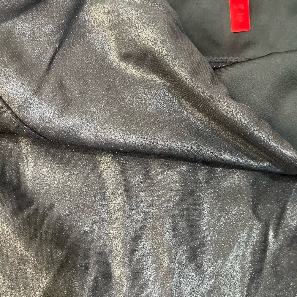 SPANX Black Faux Leather Leggings - Picture 6 of 6